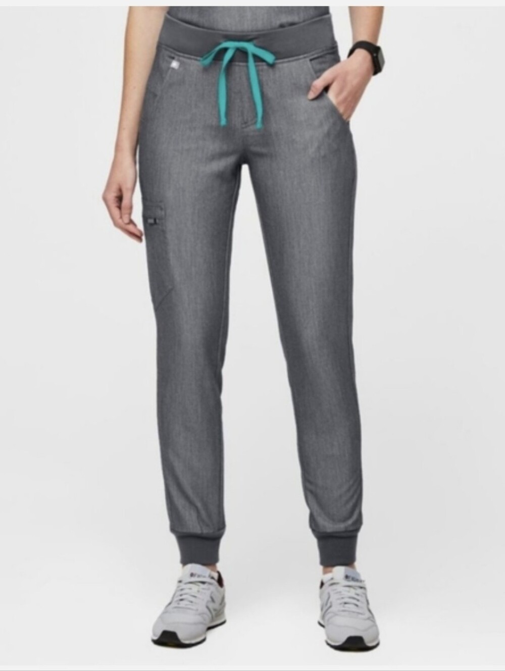 Figs Graphite Zamora Jogger Scrub Pants Size L/T